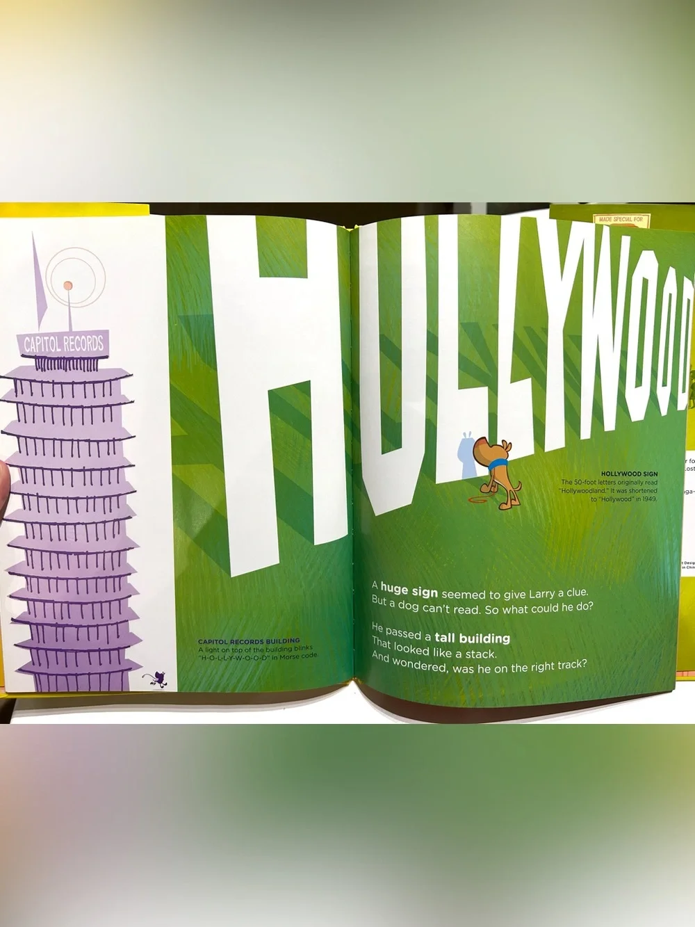Larry Gets Lost in Los Angeles hardcover children’s book